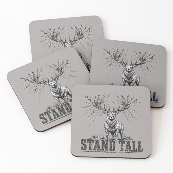 Artikelvorschau, Stand Tall Stag Vintage Wildlife Design entworfen und verkauft von freshwear design.