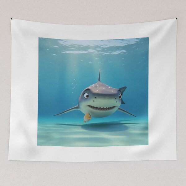 Item preview, Egg Character Meets the World's Biggest Whale Shark - Cute Ocean Art, Scene 2 designed and sold by HappyEggyShop.