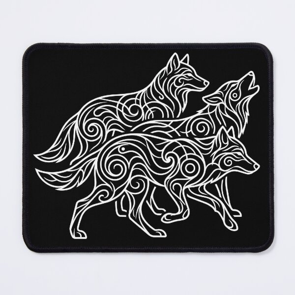 Item preview, Celtic Wolf Pack Silhouette designed and sold by KeremYurtseven.