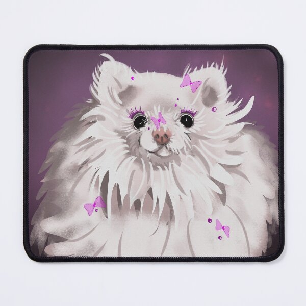 Item preview, Cute Butterfly Pomeranian Dog designed and sold by ArtistEmFae.