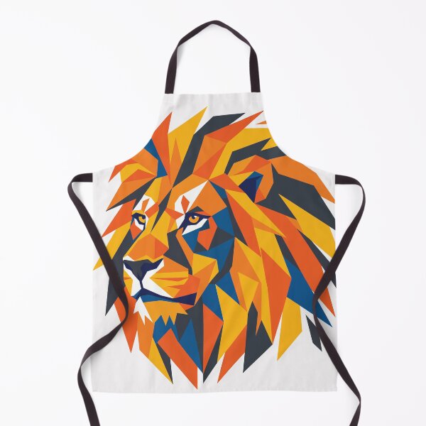 Item preview, Vivid Low Poly Lion King designed and sold by KeremYurtseven.