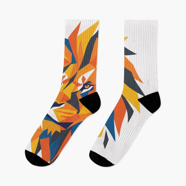 Item preview, Vivid Low Poly Lion King designed and sold by KeremYurtseven.
