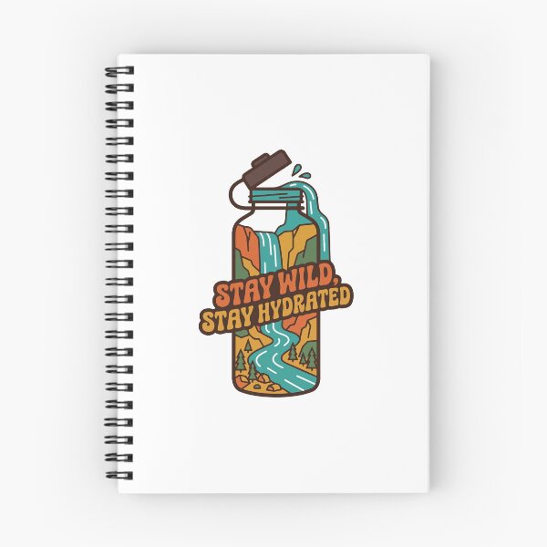 Item preview, Water Bottle Mountain River Adventure designed and sold by AliveStyle.