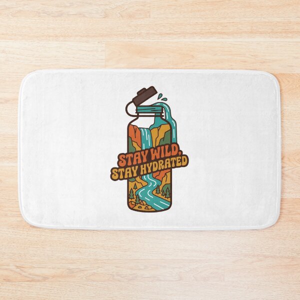 Item preview, Water Bottle Mountain River Adventure designed and sold by AliveStyle.