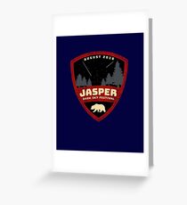 Jasper Dark Sky Festival August 12-21 Power Down Look Up Greeting Card