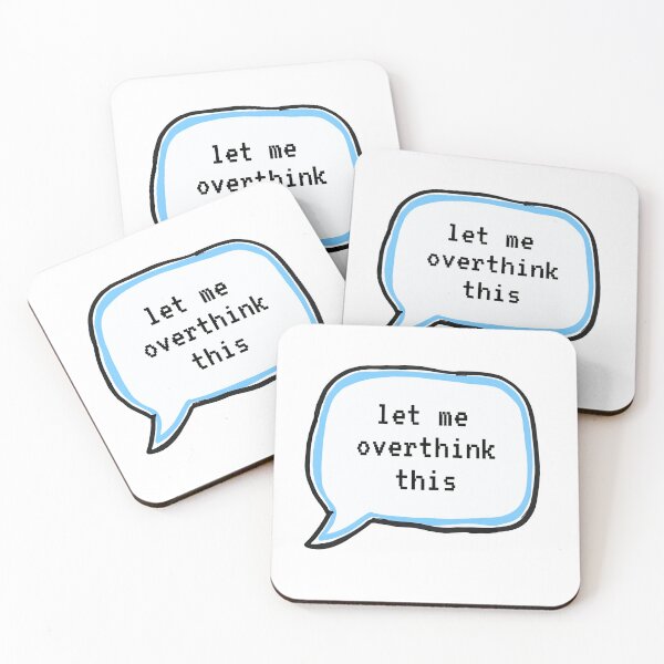 Item preview, Let me overthink this. designed and sold by niiceshop.