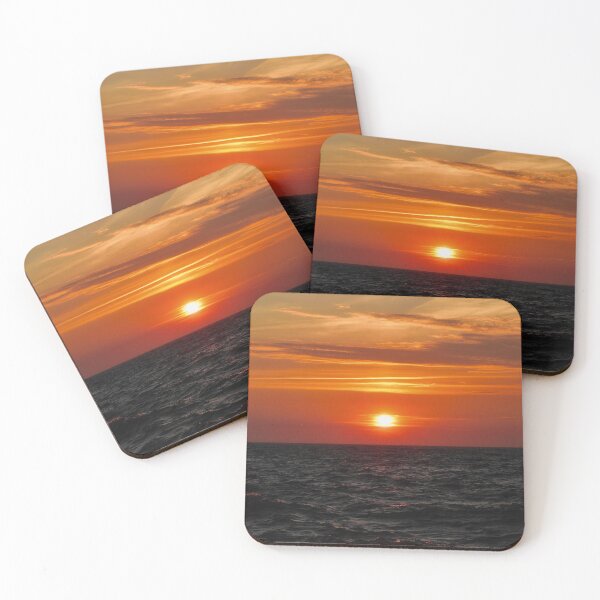 Item preview, Red sea sunset designed and sold by The Wolfness Photography.