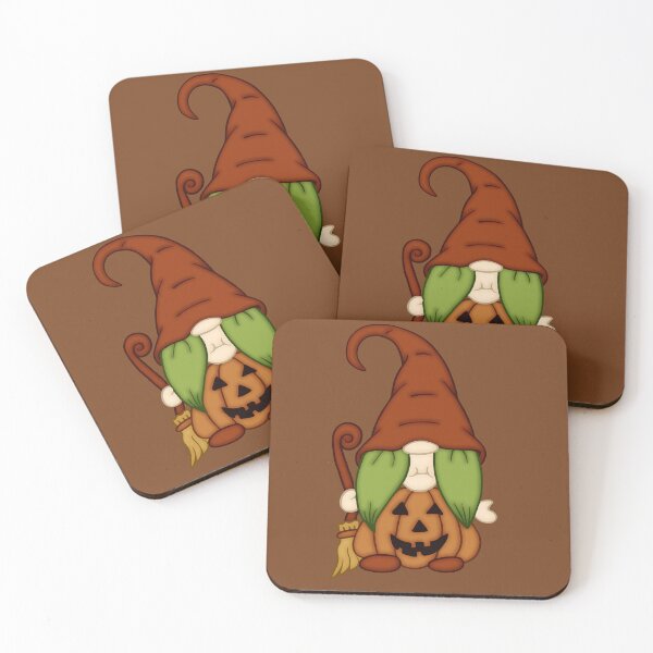 Item preview, Gnome-O-Ween Pumpkin Witch Pun designed and sold by odet amo.