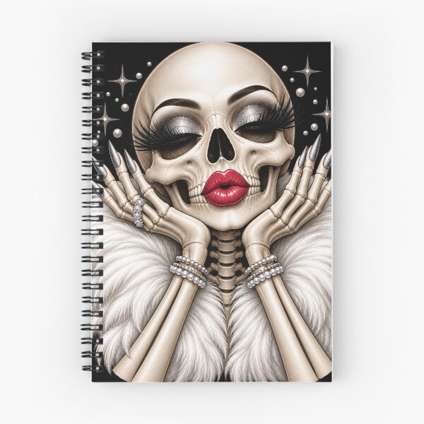 Item preview, Glamorous Skeleton Diva Gothic Halloween Queen designed and sold by WorldofTravels.