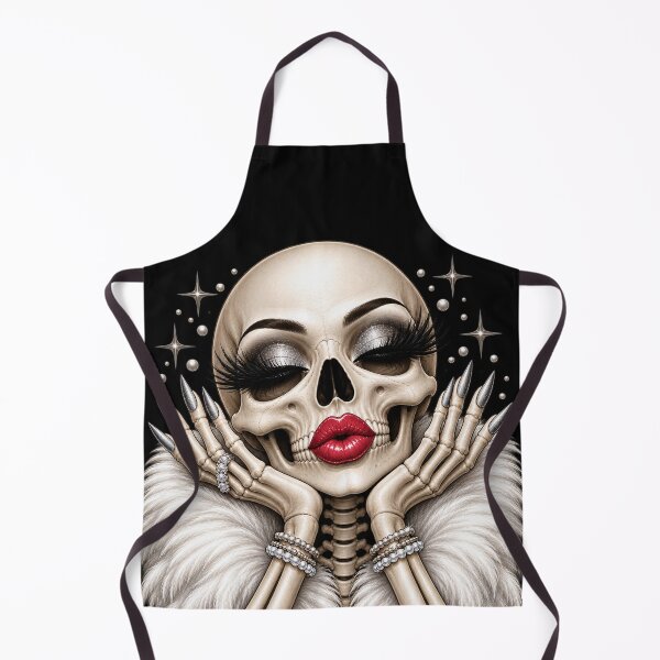 Item preview, Glamorous Skeleton Diva Gothic Halloween Queen designed and sold by WorldofTravels.