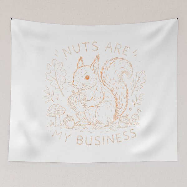 Item preview, Nuts Are My Business designed and sold by SecretSquirrellDesigns.