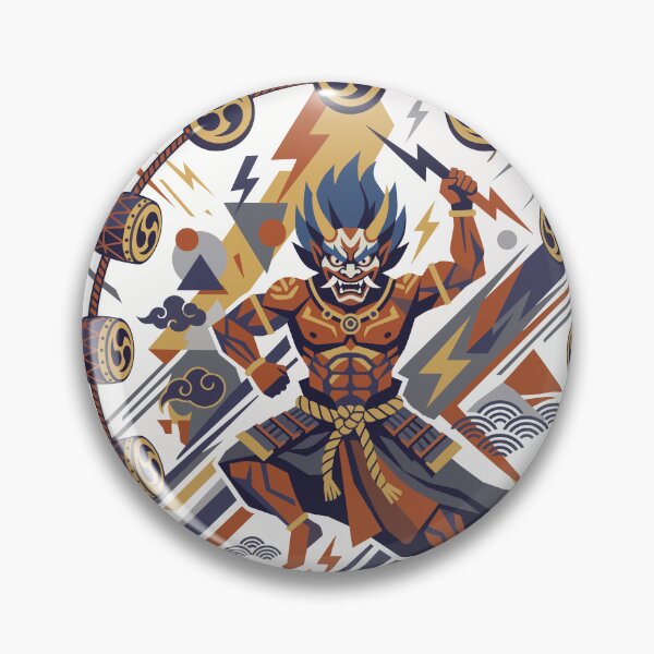 Item preview, Raijin Japanese Thunder God designed and sold by KeremYurtseven.