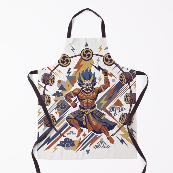 Item preview, Raijin Japanese Thunder God designed and sold by KeremYurtseven.