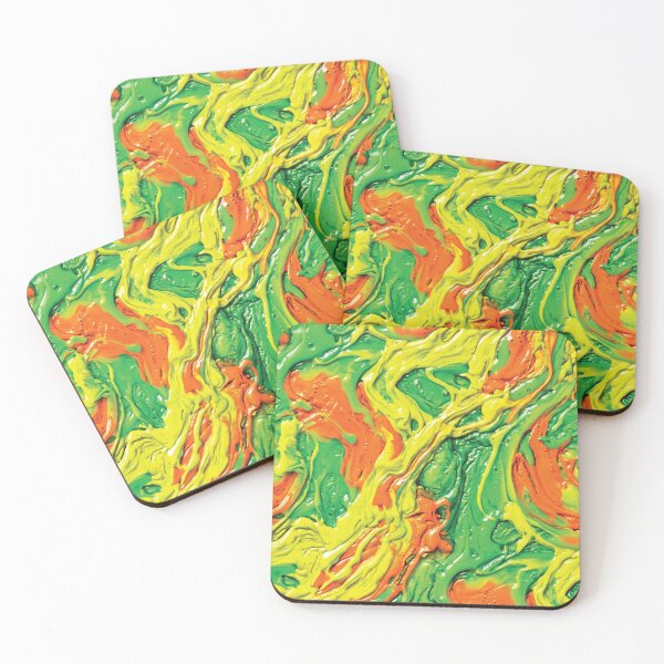 Item preview, Dynamic Chaos Thick Paint Splash Abstract Art designed and sold by Designial.
