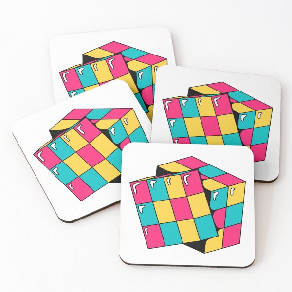 Aperçu de l'œuvre Rubik's Pan brillants créée et vendue par Tickety Boo.