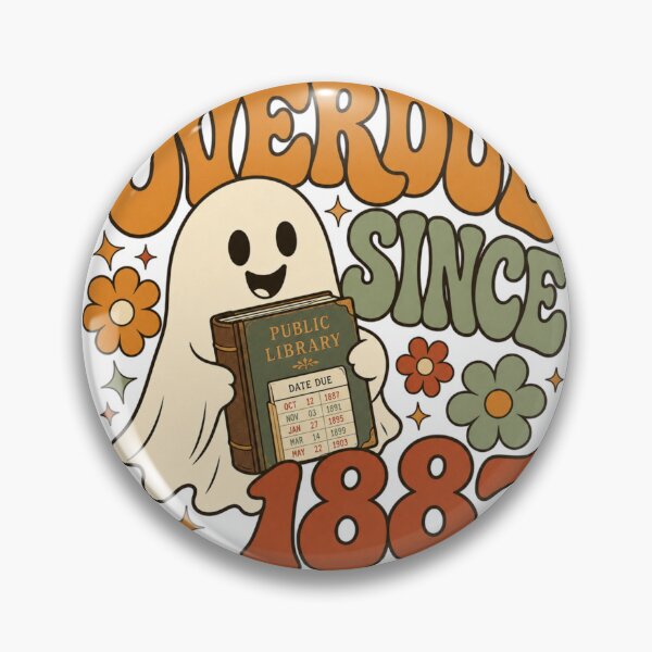 Artikelvorschau, Overdue Since 1887 Retro Geist Bibliothek Lustiges Geschenk entworfen und verkauft von BoosterShop.