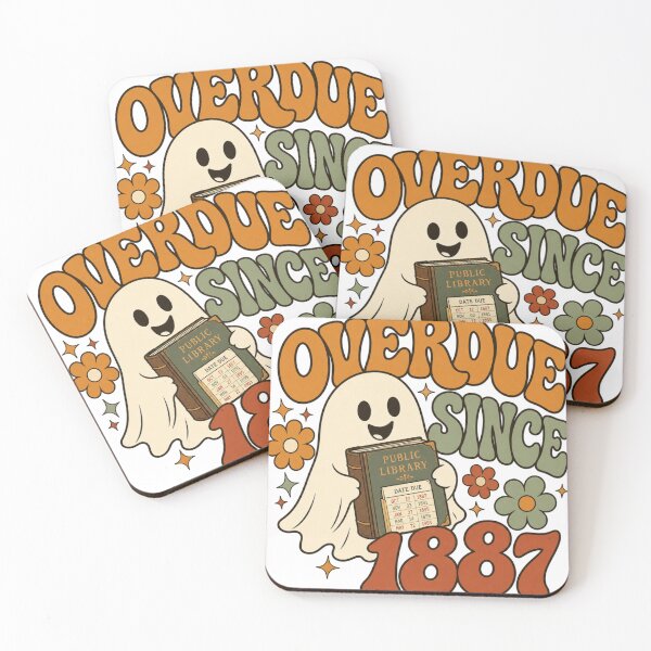 Artikelvorschau, Overdue Since 1887 Retro Geist Bibliothek Lustiges Geschenk entworfen und verkauft von BoosterShop.