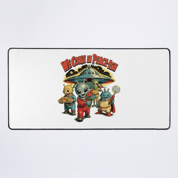 Item preview, We Come in Peace-Ish designed and sold by Sonic Nova Studios.