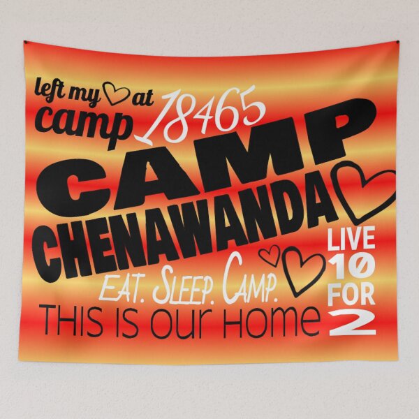 Item preview, Camp Chenawanda Red and Gold design designed and sold by Devon Nassau.