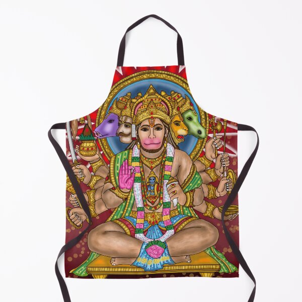 Item preview, Lord Hanuman Digital Drawing | Powerful Hindu God Devotional Artwork Illustration designed and sold by Harshit_Digital_Arts.