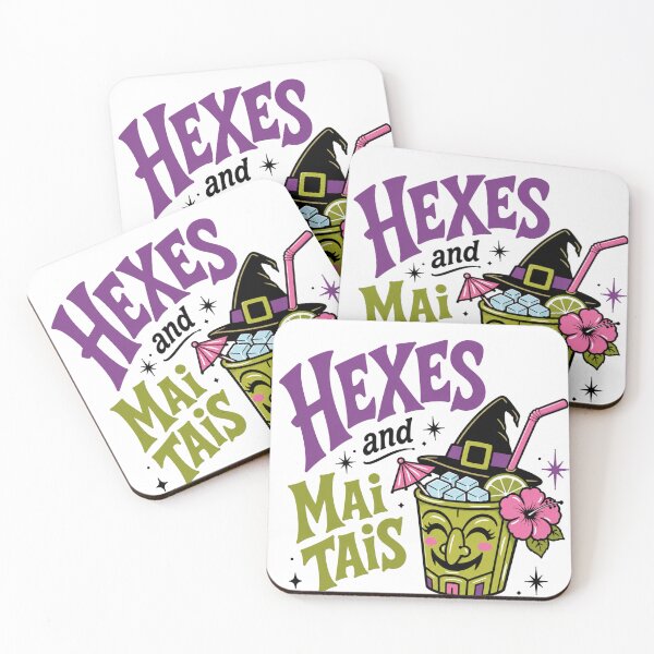 Item preview, Hexes and Mai Tais designed and sold by ArtbyMAM.