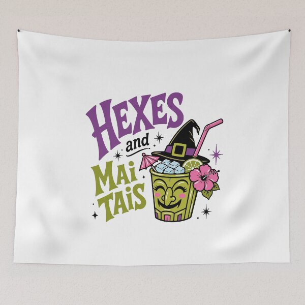 Item preview, Hexes and Mai Tais designed and sold by ArtbyMAM.