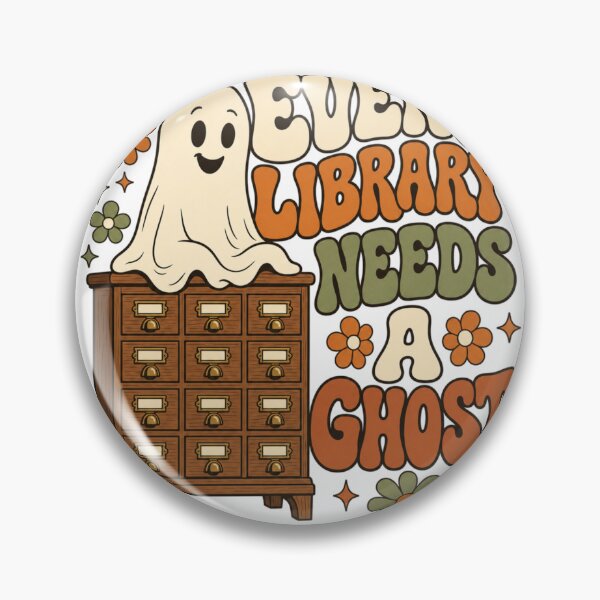 Artikelvorschau, Every Library Needs A Ghost Retro Zettelkatalog Design entworfen und verkauft von BoosterShop.