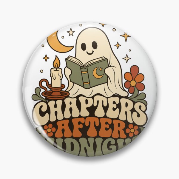 Artikelvorschau, Chapters After Midnight Retro Groovy Geist Nachtlesen Geschenk entworfen und verkauft von BoosterShop.
