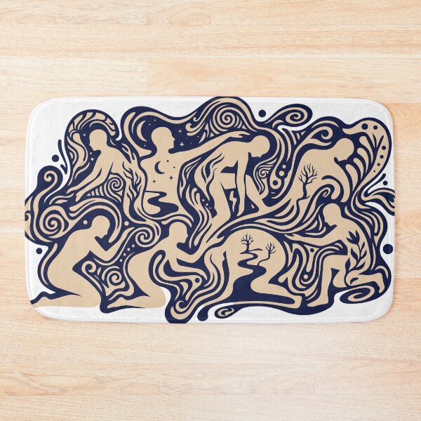 Item preview, Blue Interlocking Humanity designed and sold by KeremYurtseven.
