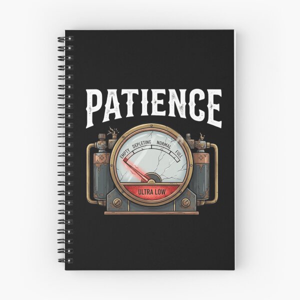 Item preview, Patience Meter Low Running on Empty Funny Steampunk Gauge designed and sold by Cree8if.