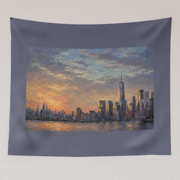 Item preview, Sunset on NY Harbor designed and sold by DonnaMariePhoto.