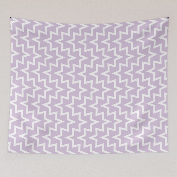 Item preview, Geometric Sea Urchin Pattern - Light Purple & White #922 designed and sold by Natural Collective.
