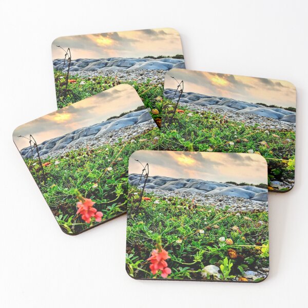 Item preview, Wildflowers & Sandbags at Sunrise designed and sold by CoastalPetal.
