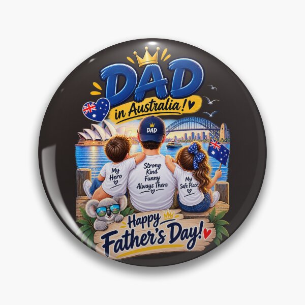 Item preview, Australian Dad Happy Father’s Day designed and sold by JANAWIYSTUDIO.