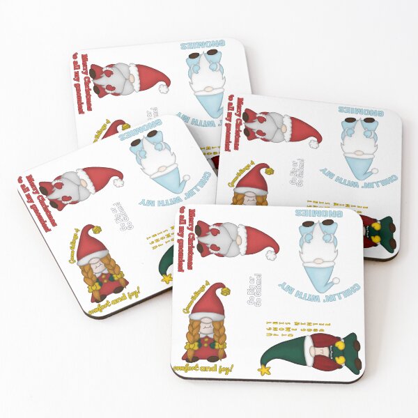 Item preview, Chilly Gnomies Christmas Puns designed and sold by odet amo.