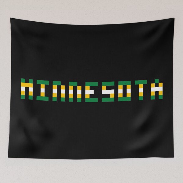 Item preview, Pixel NHL Retro Minnesota 1993 Black Jersey Colors designed and sold by gkillerb.