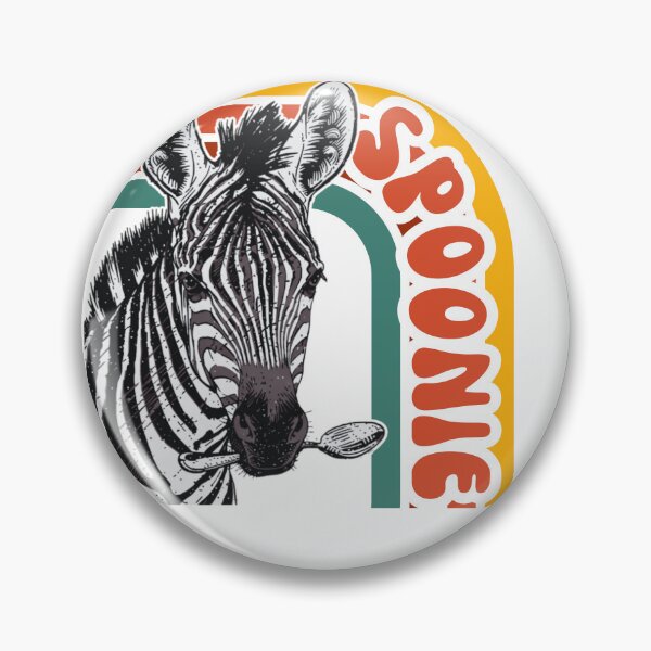 Item preview, Zebra Spoonie Chronic Illness Awareness designed and sold by pulse_retail.