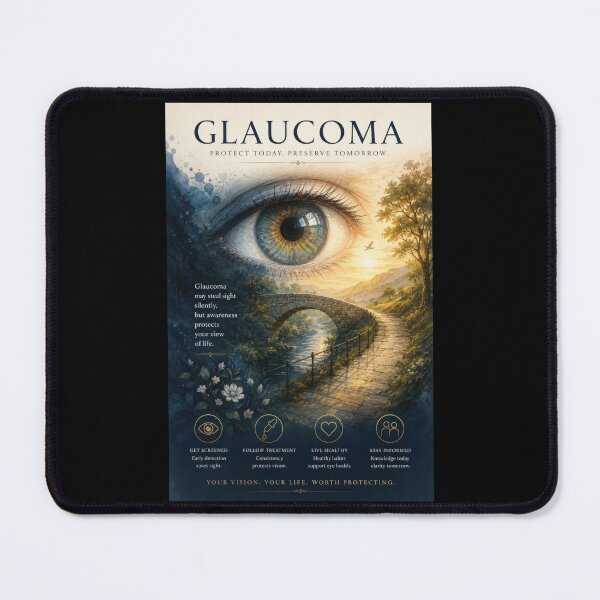 Item preview, Glaucoma Awareness Protect Your Vision  designed and sold by Eyepatch-Jacks.
