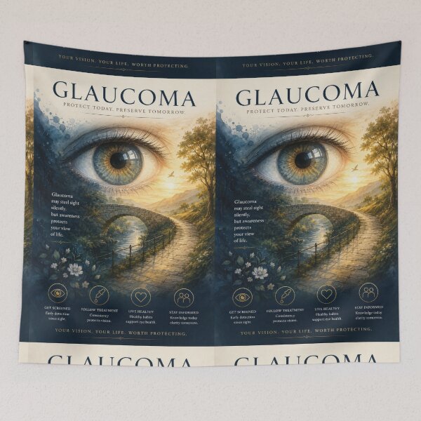 Item preview, Glaucoma Awareness Protect Your Vision  designed and sold by Eyepatch-Jacks.