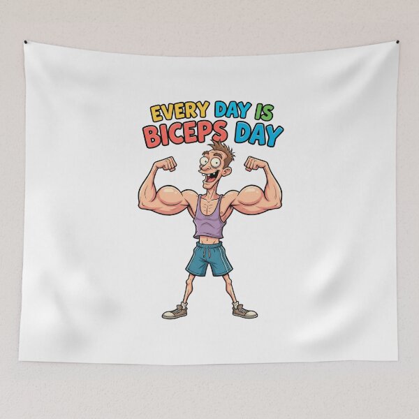 Item preview, Every Day Is Biceps Day designed and sold by ericvonberner.