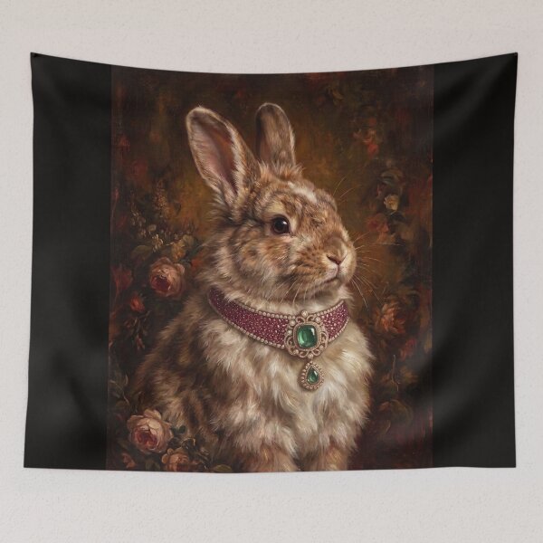 Item preview, Royal Bunny Emerald Choker designed and sold by The Real Beast Art.