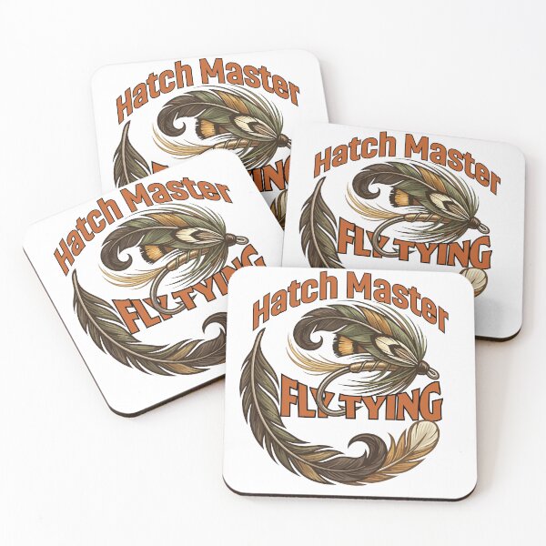 Item preview, Fly tying logo style illustrtion "Hatch Master, Fly Tying" streamer. designed and sold by Art-Horizon.