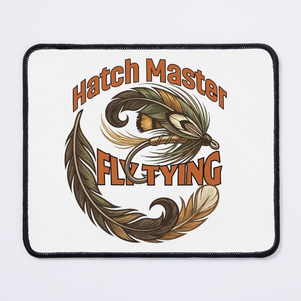 Item preview, Fly tying logo style illustrtion "Hatch Master, Fly Tying" streamer. designed and sold by Art-Horizon.
