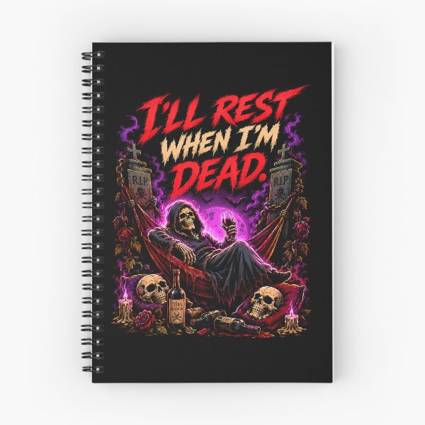 Item preview, I’ll Rest When I’m Dead Apparently Not Yet designed and sold by Tong4130.