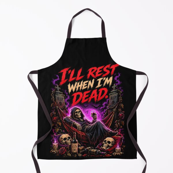 Item preview, I’ll Rest When I’m Dead Apparently Not Yet designed and sold by Tong4130.