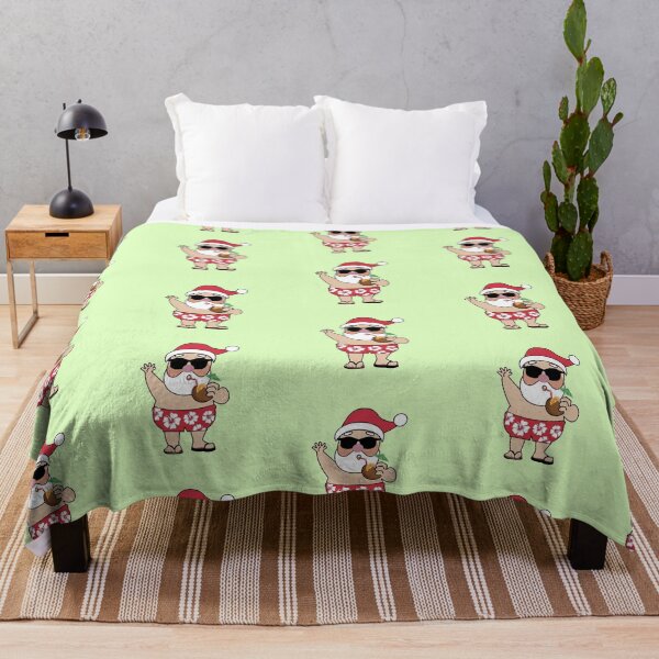 Item preview, Tropical Santa – Funny Beach Christmas designed and sold by LuloCreative.