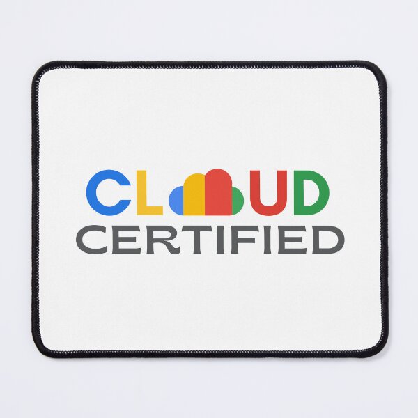 Item preview, Cloud Certified Design | Google Cloud colors | Stickers, T-Shirts, Mugs, Backpacks, Pins, Notebooks & More designed and sold by I am Certified Designs.