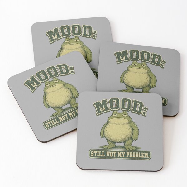 Item preview, Mood Frog Still Not My Problem Funny Vintage  designed and sold by freshwear design.