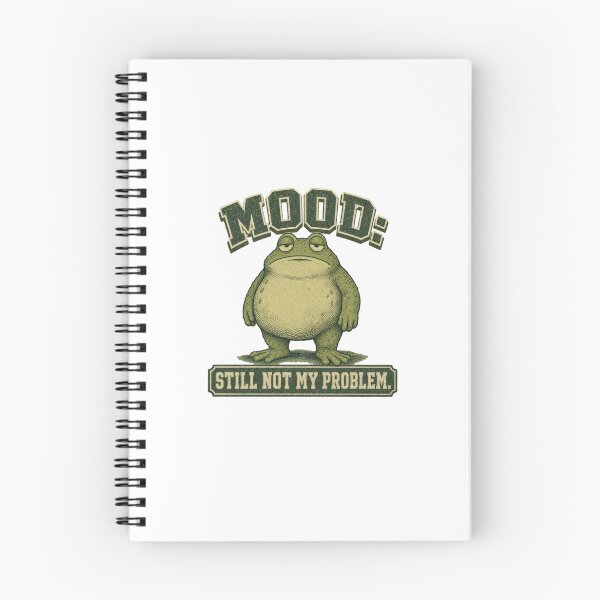 Item preview, Mood Frog Still Not My Problem Funny Vintage  designed and sold by freshwear design.