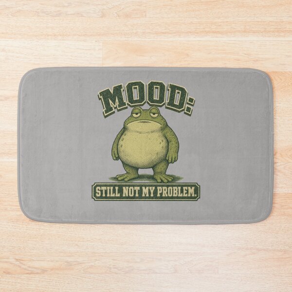 Item preview, Mood Frog Still Not My Problem Funny Vintage  designed and sold by freshwear design.